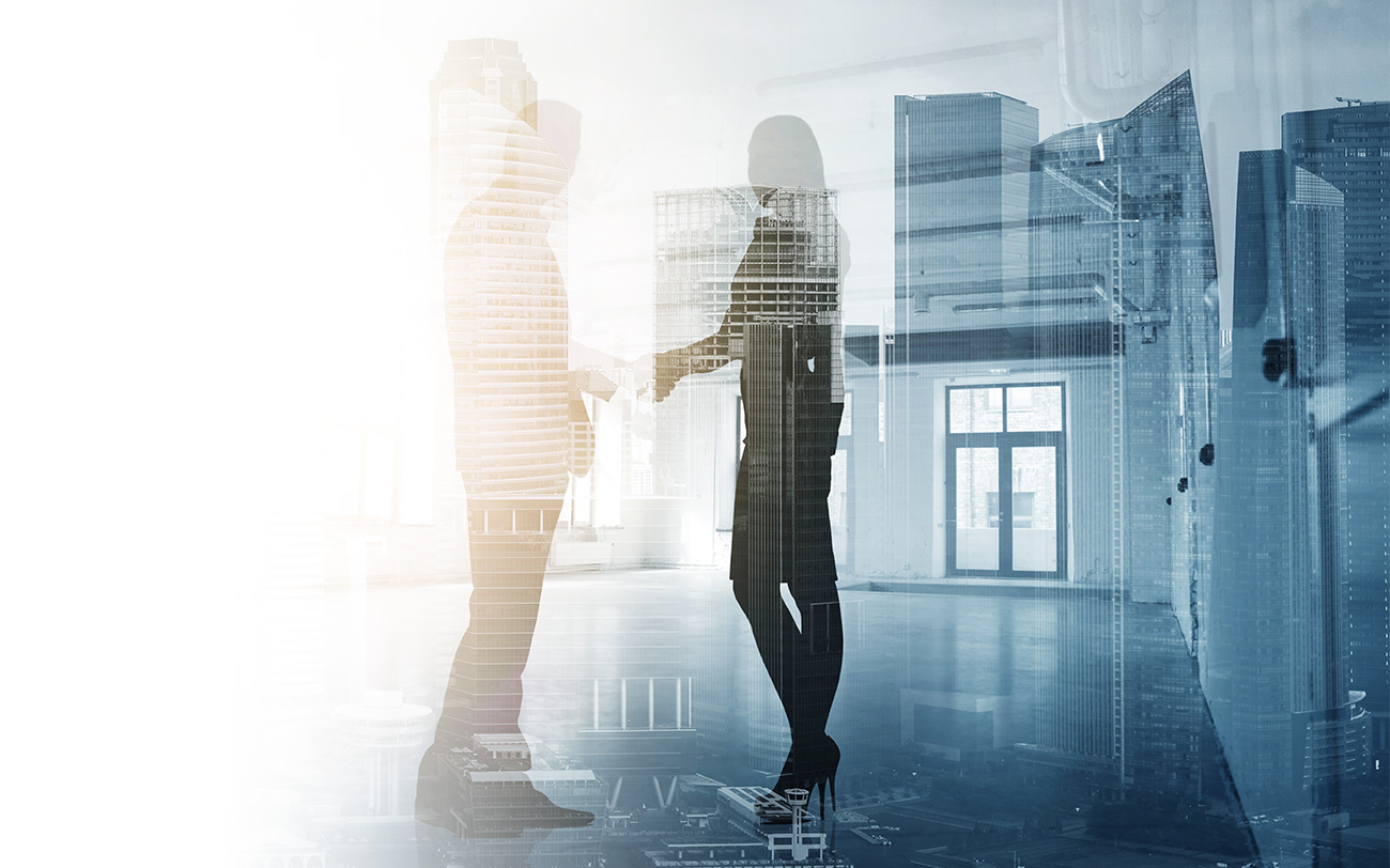 Prédios Altos indicando escritórios